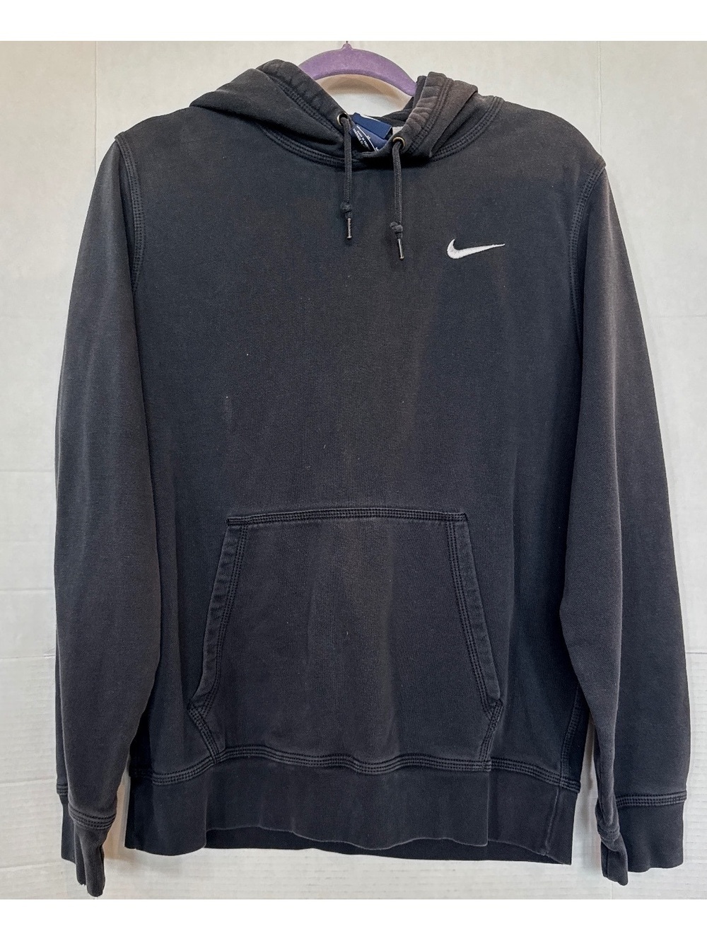 Nike Black Pullover Hoodie Sweatshirt Medium